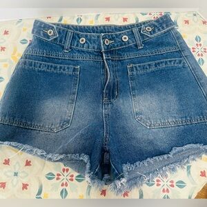 Denim High-Waisted Women Shorts Size Small NWT
